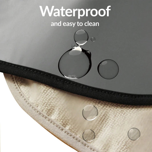 4Pcs/3Pcs Baby Girl Boy Feeding Bibs Soild Color Waterproof Towel Kids Bandanas Burp Cloths