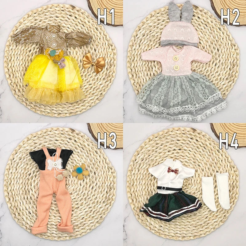 30CM Doll Clothes Girl DIY Dress Up Makeup Toys Cute Baby Babies Toddler Princess Toys Beautiful Children Girls Birthday Gifts