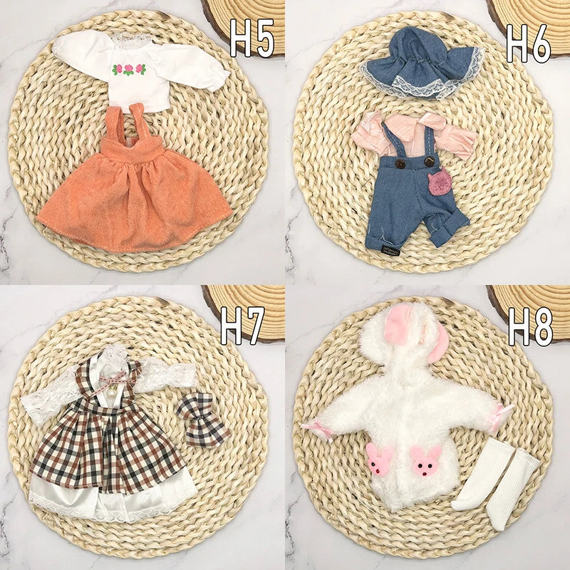 30CM Doll Clothes Girl DIY Dress Up Makeup Toys Cute Baby Babies Toddler Princess Toys Beautiful Children Girls Birthday Gifts