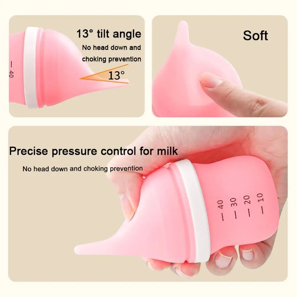 40ml Pet Milk Bottle Bite Resistance Precise Feeding Pet Nurser Bottle Silicone Nipple Reusable Baby Animals Feeder Travel