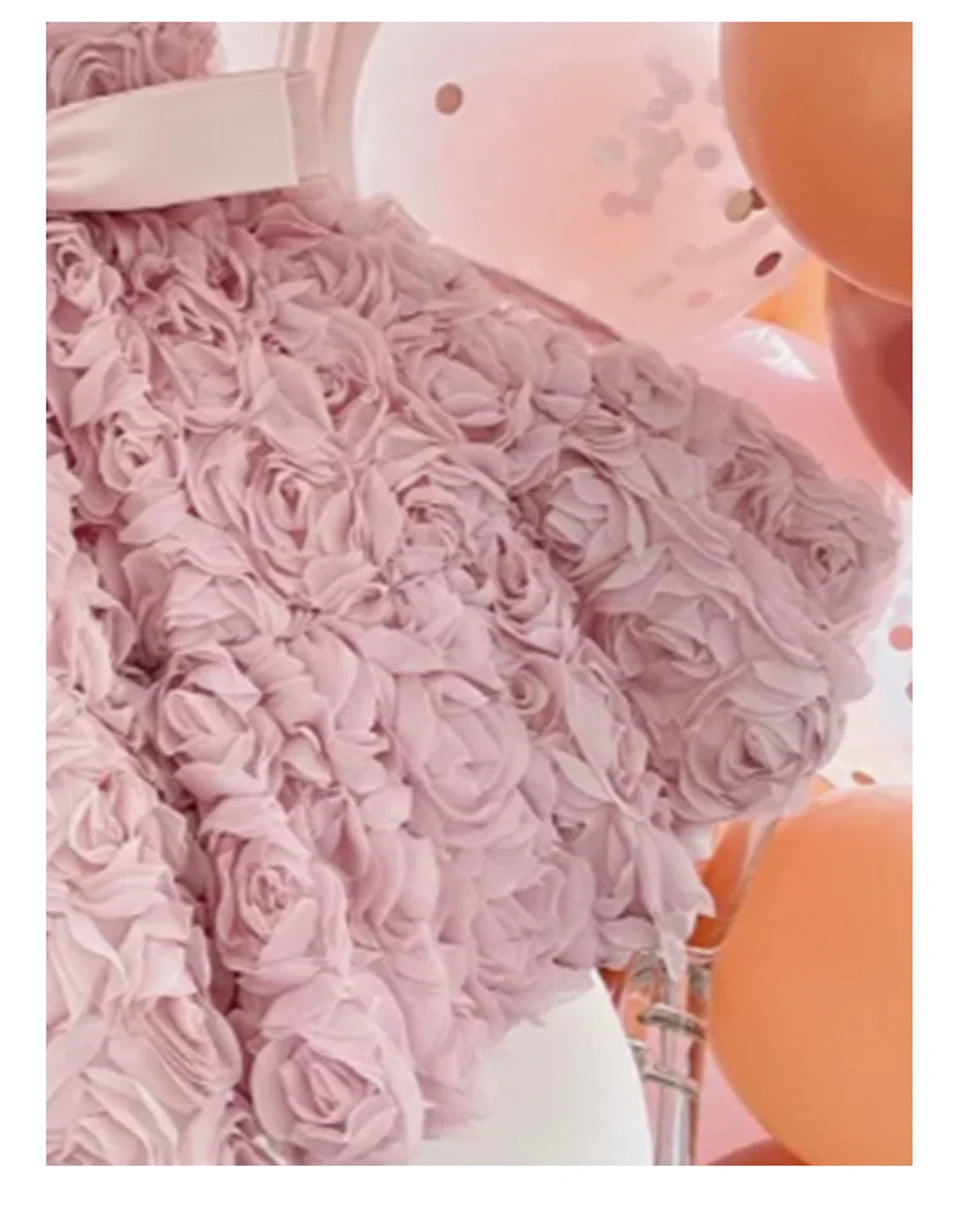 Baby Dress 2023 New Summer Girls' Dress for Children' Floral Baby Princess Tutu Dress Birthday Party Children's Wear Girls Dress