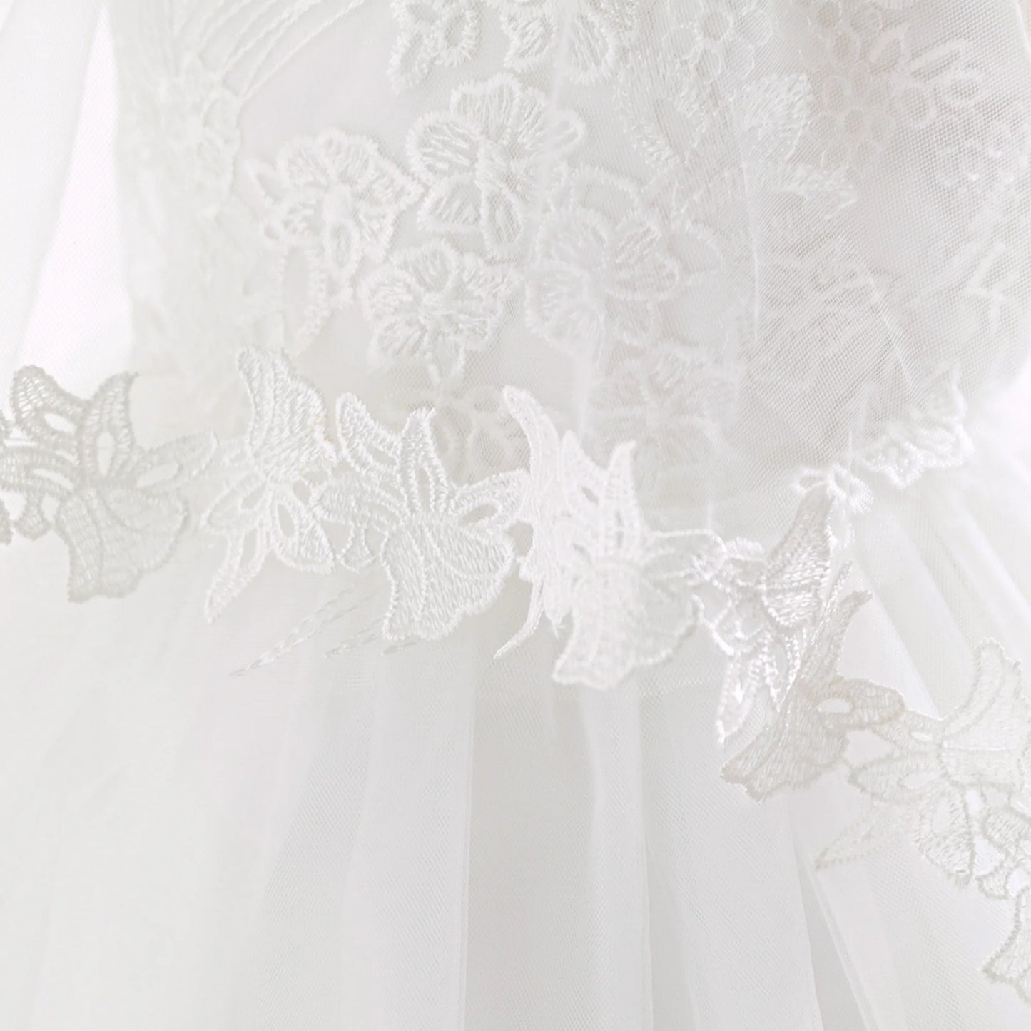 Baby Girl Formal Dress Dress Set (Skirt + Shawl) Elegant White Dress for Baby Girl Baptism Birthday Party