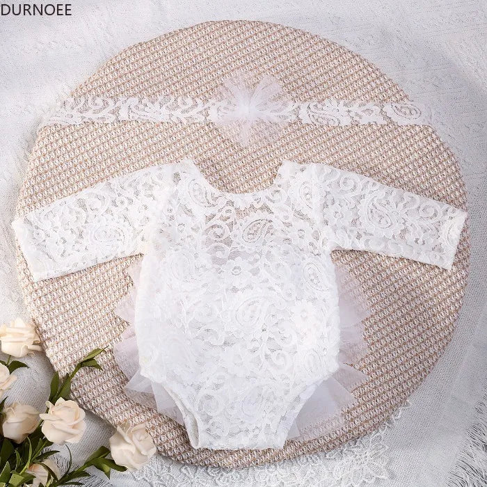 Baby Tutu Dress Newborn Photography Outfit  Lace Girl Princess Dress Romper Baby Gifts Photo Shooting Clothing