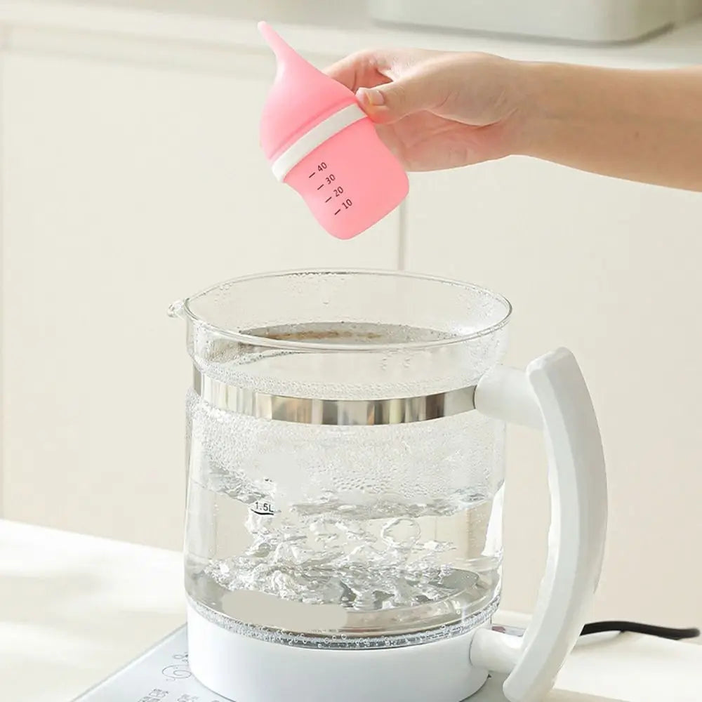 40ml Pet Milk Bottle Bite Resistance Precise Feeding Pet Nurser Bottle Silicone Nipple Reusable Baby Animals Feeder Travel