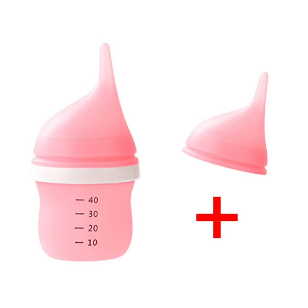 40ml Pet Milk Bottle Bite Resistance Precise Feeding Pet Nurser Bottle Silicone Nipple Reusable Baby Animals Feeder Travel