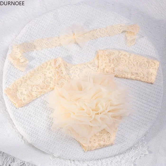 Baby Tutu Dress Newborn Photography Outfit  Lace Girl Princess Dress Romper Baby Gifts Photo Shooting Clothing
