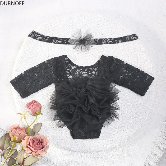 Baby Tutu Dress Newborn Photography Outfit  Lace Girl Princess Dress Romper Baby Gifts Photo Shooting Clothing