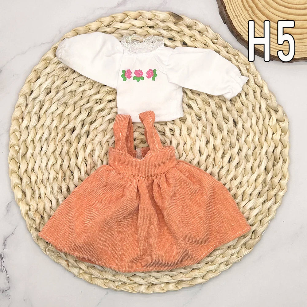 30CM Doll Clothes Girl DIY Dress Up Makeup Toys Cute Baby Babies Toddler Princess Toys Beautiful Children Girls Birthday Gifts