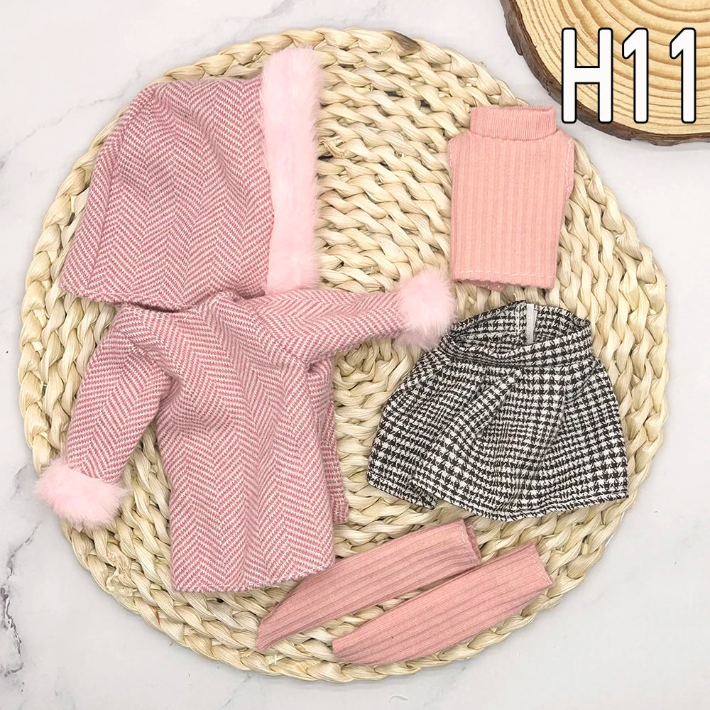 30CM Doll Clothes Girl DIY Dress Up Makeup Toys Cute Baby Babies Toddler Princess Toys Beautiful Children Girls Birthday Gifts