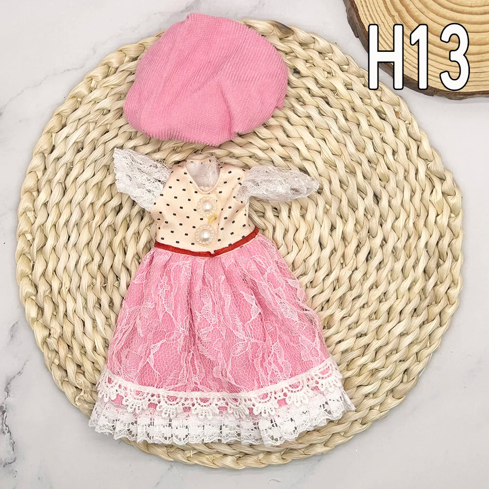 30CM Doll Clothes Girl DIY Dress Up Makeup Toys Cute Baby Babies Toddler Princess Toys Beautiful Children Girls Birthday Gifts